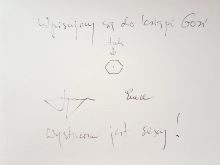 One of the visitors' opinions about the exhibition.